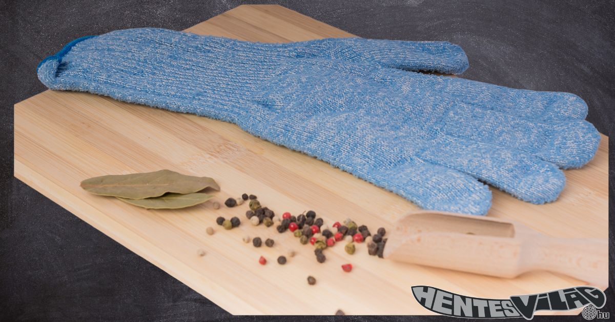 Thermo Vágásbiztos kesztyű, magasabb alkarvédő