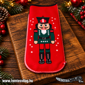 Karácsonyi textilbél – Diótörő mintás – 330 g