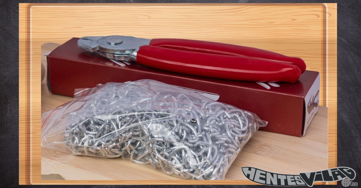 Klipszelő fogó+Klipsz 500db