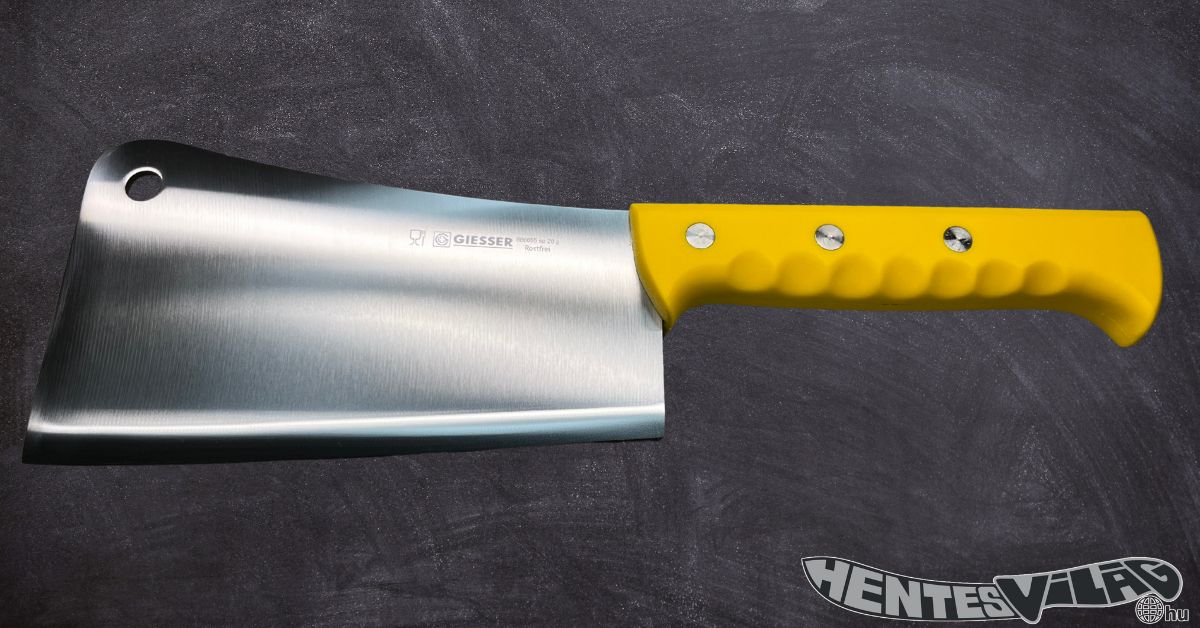 GIESSER hárompontos tőkebárd 20 cm-es SÁRGA NYÉL