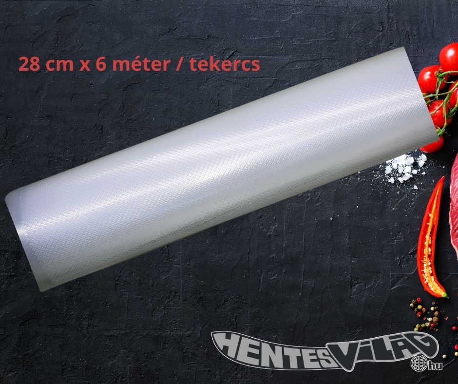 Légcsatornás vákuumtekercs 28 cm x 6 méter/ tekercs (0,090 mm)