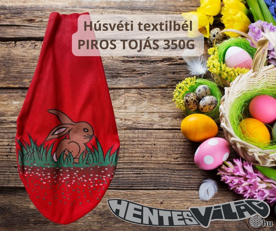 Húsvéti textilbél tojás alakú ,nyuszi mintával 350g